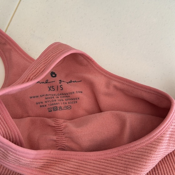 Spiritual Gangster Pink Leggings - Picture 3 of 4